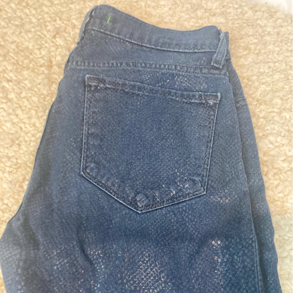 J Brand Snakeskin Printed Coated Denim size 28 - Picture 2 of 4